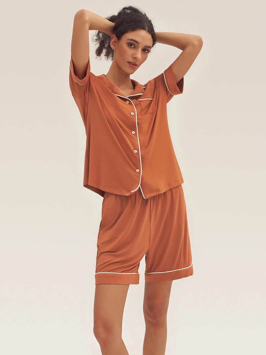 Bamboo Short Sleeve Pajama Set