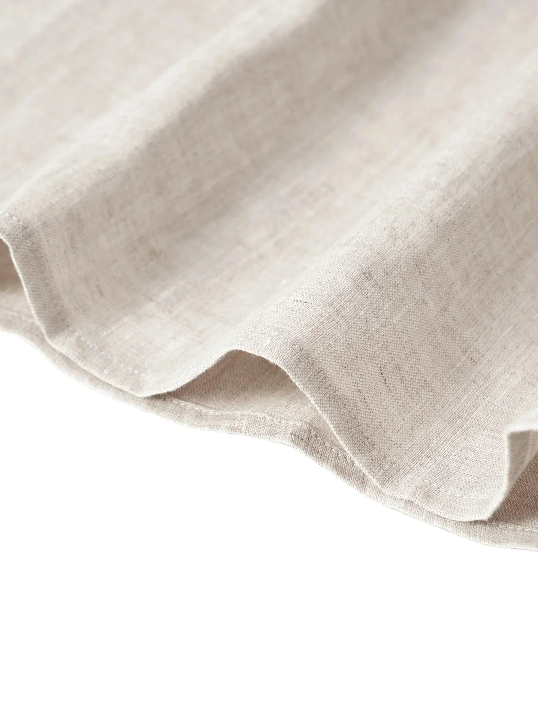 100% Linen A-Line Patch Pocket Midi Dress