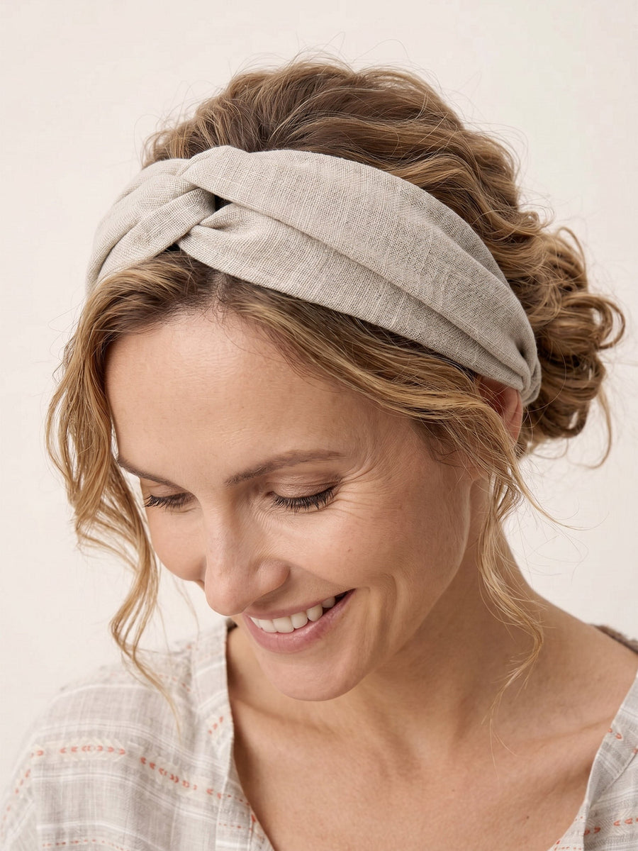 Linen Elastic Headband