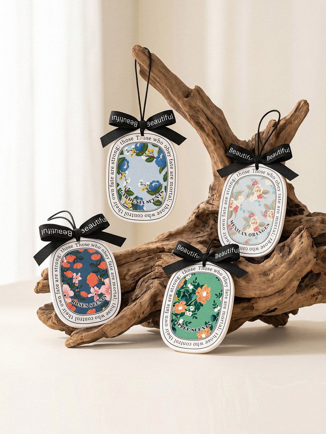 Mixed Material Five-Scent Hanging Card