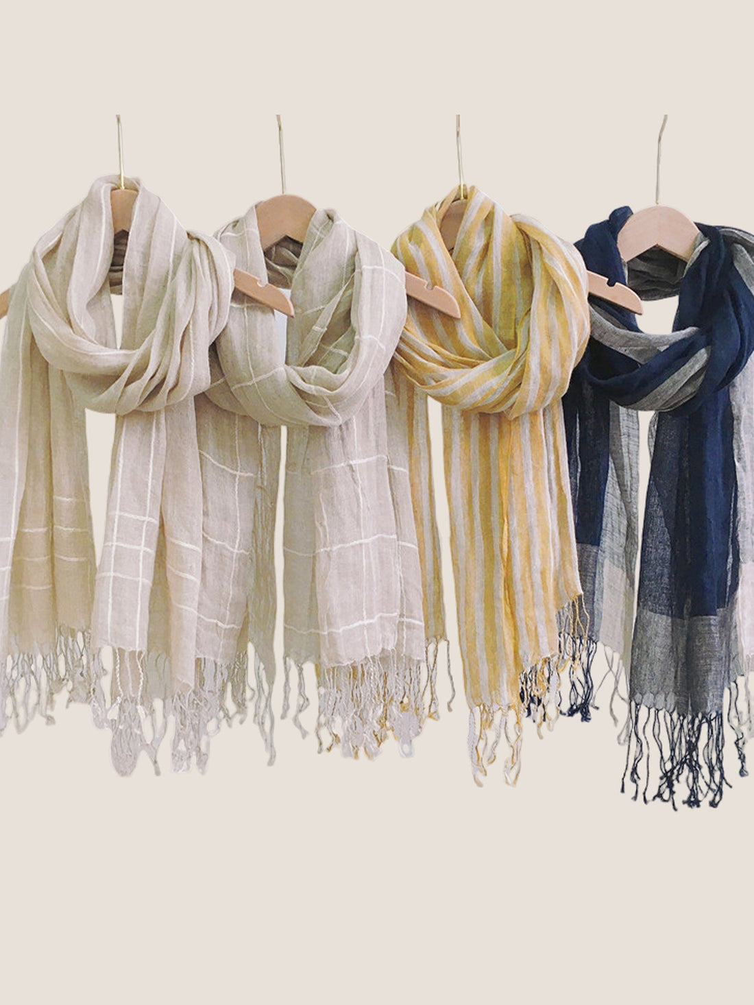 Linen Scarf for Cool Coastal Evenings