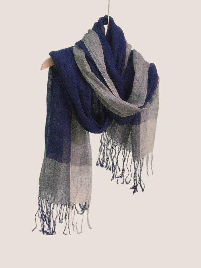 Linen Scarf for Cool Coastal Evenings