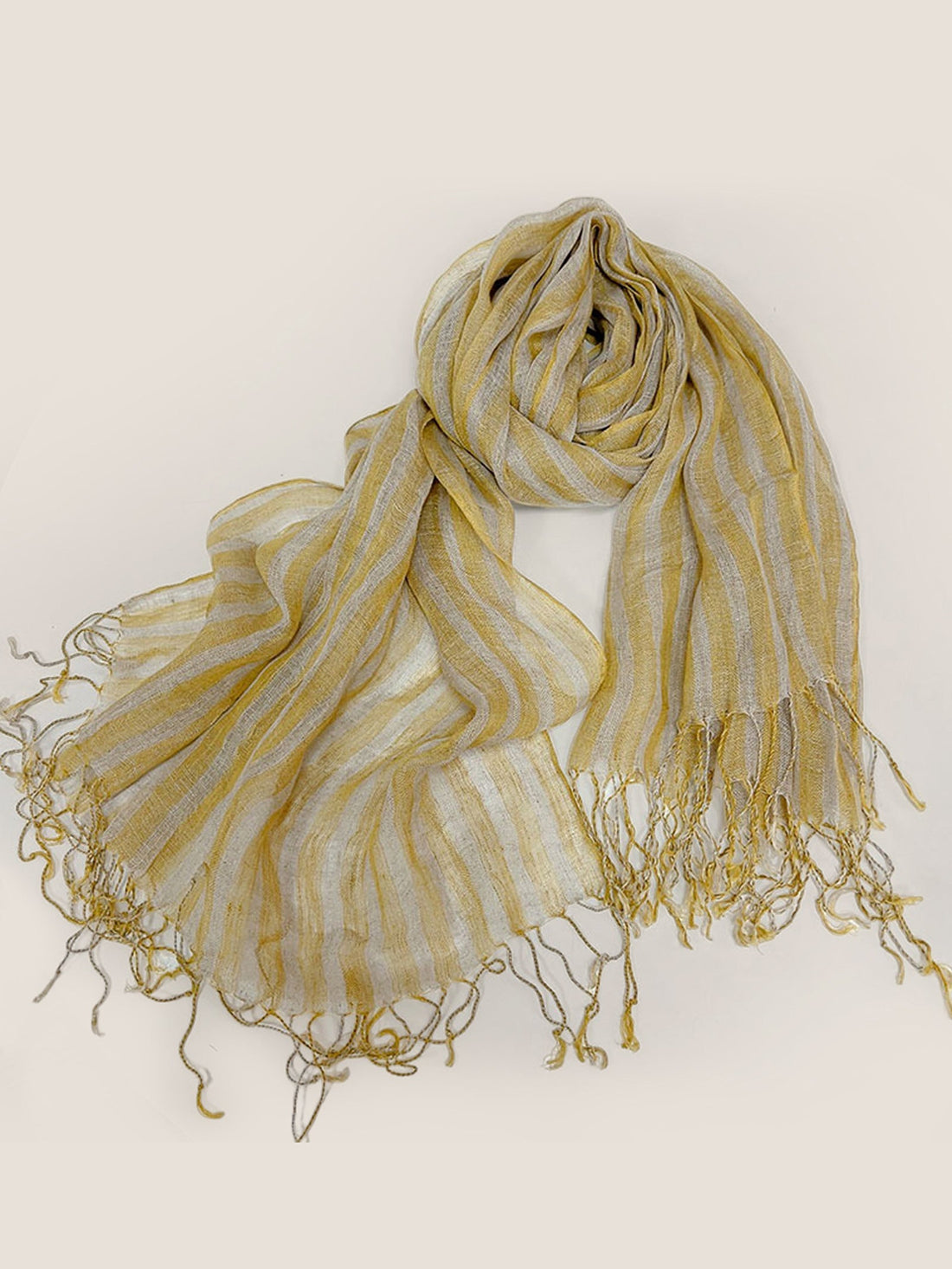 Linen Scarf for Cool Coastal Evenings