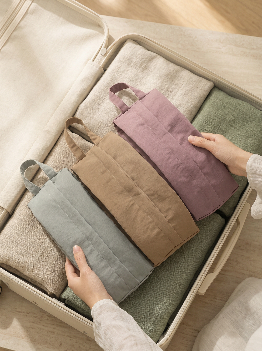 Polyester Waterproof Travel Organiser Pouch