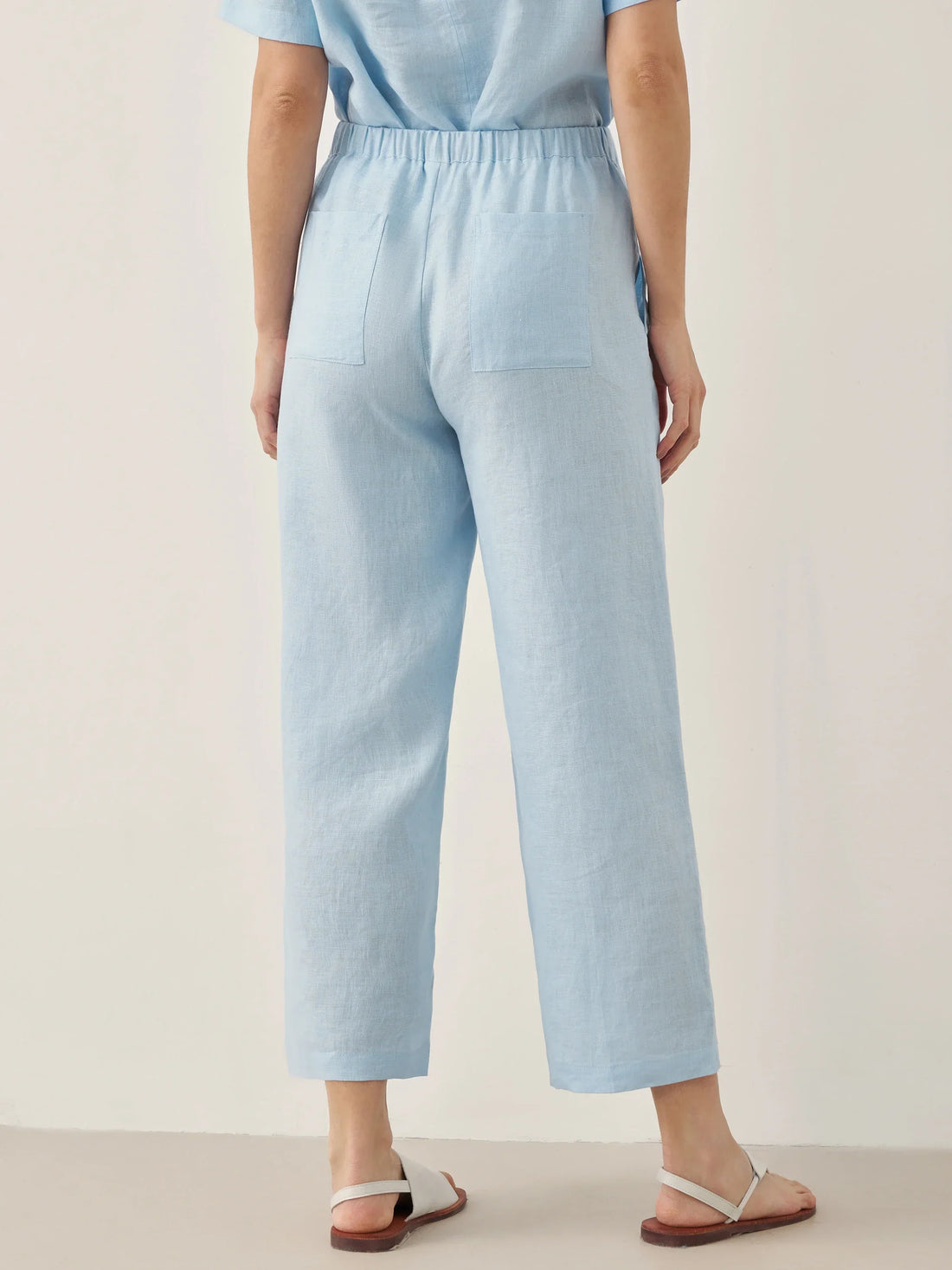 100% Linen Short Sleeve Pant Set