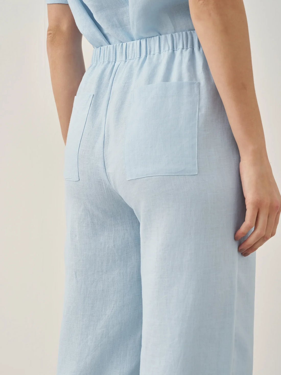 100% Linen Short Sleeve Pant Set