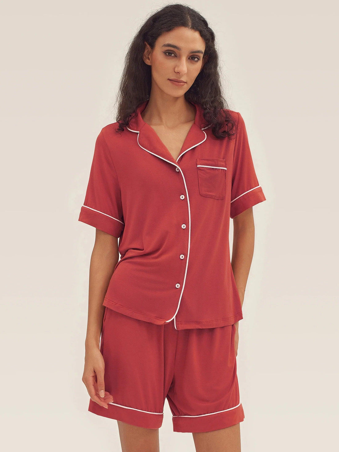 Bamboo Short Sleeve Pajama Set