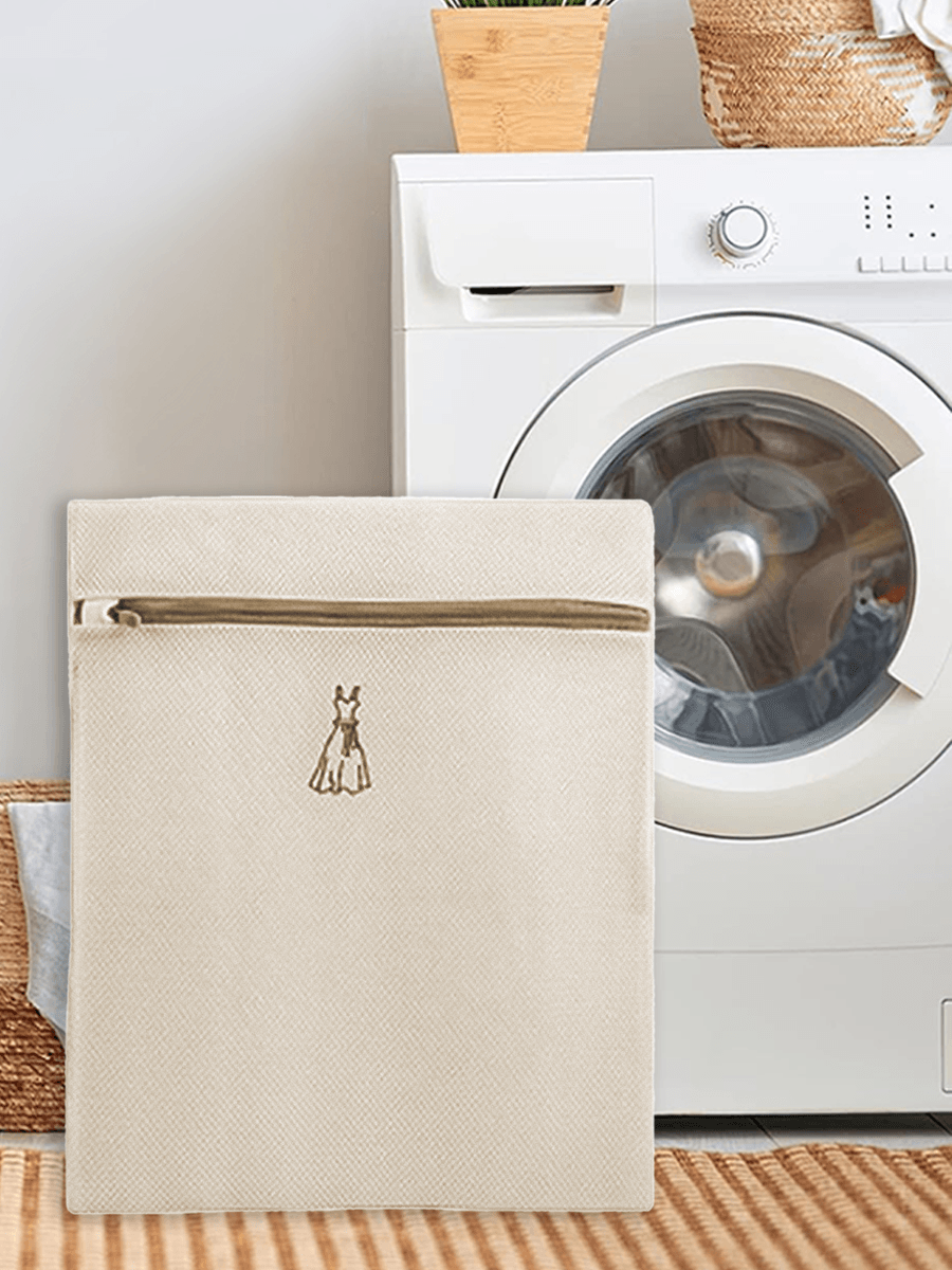White Polyester Laundry Bag
