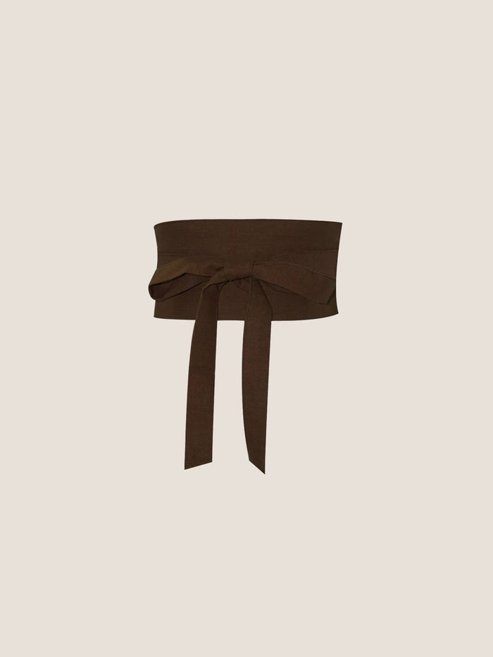 Linen Waist Belt for the Office