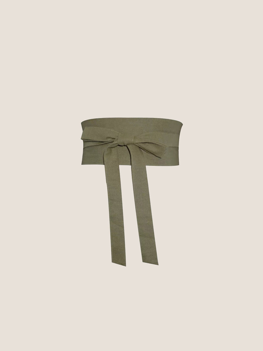 Linen Waist Belt for the Office