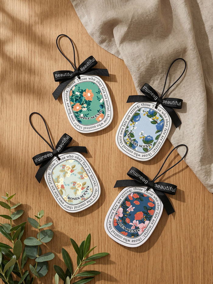 Mixed Material Five-Scent Hanging Card
