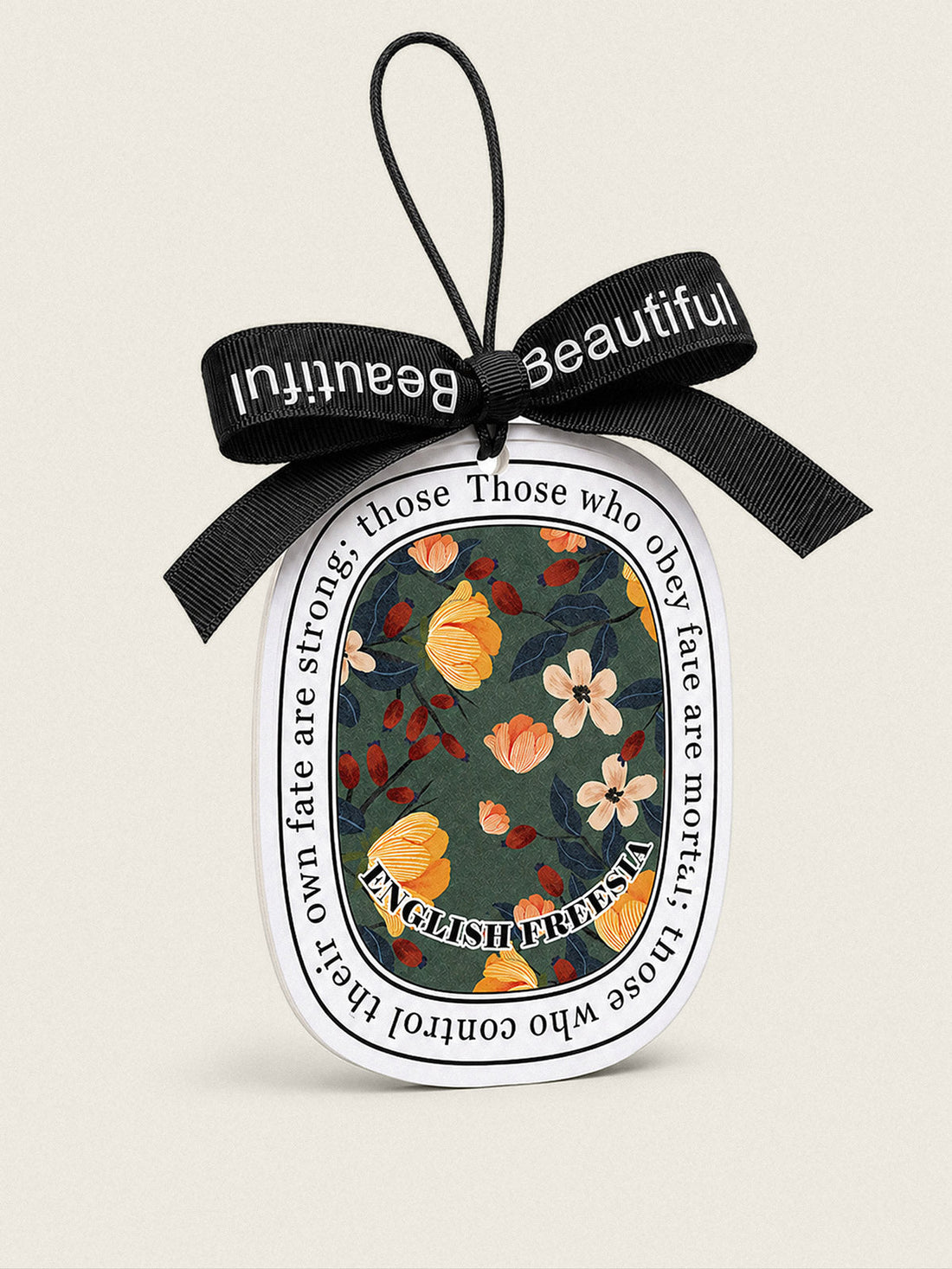 Mixed Material Five-Scent Hanging Card