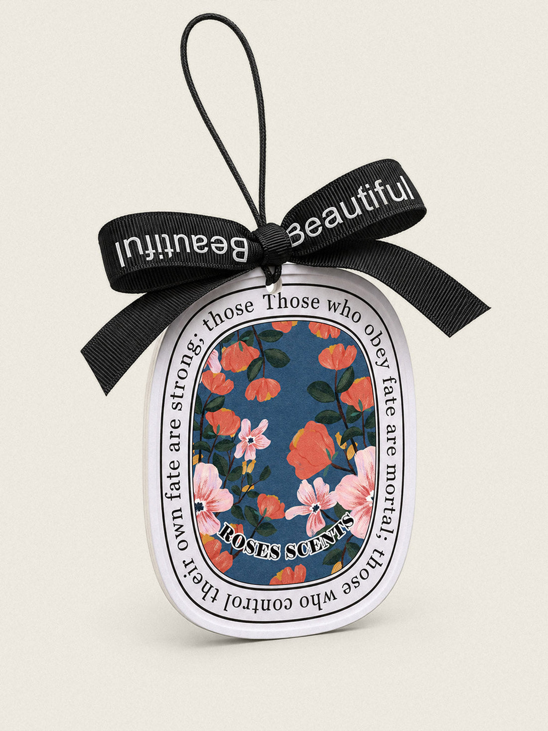 Mixed Material Five-Scent Hanging Card