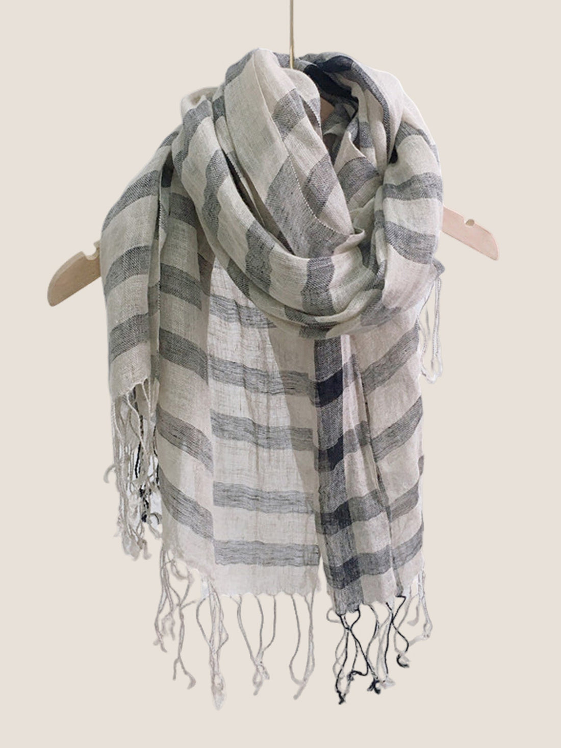Linen Scarf for Cool Coastal Evenings