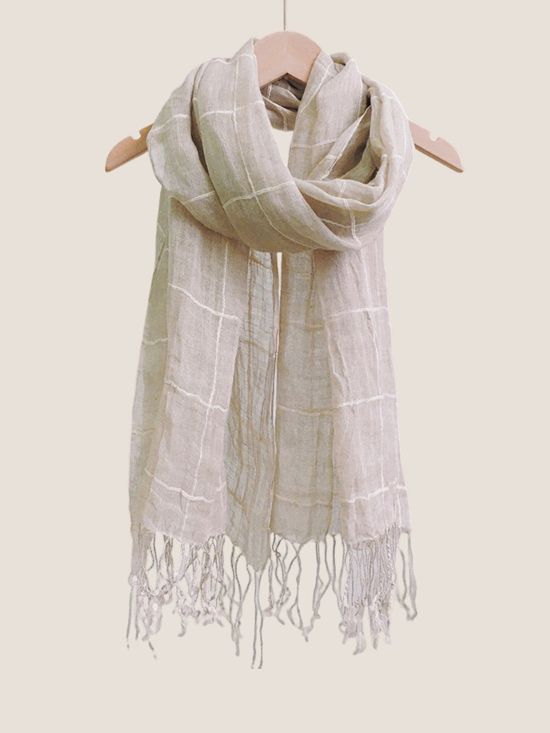 Linen Scarf for Cool Coastal Evenings