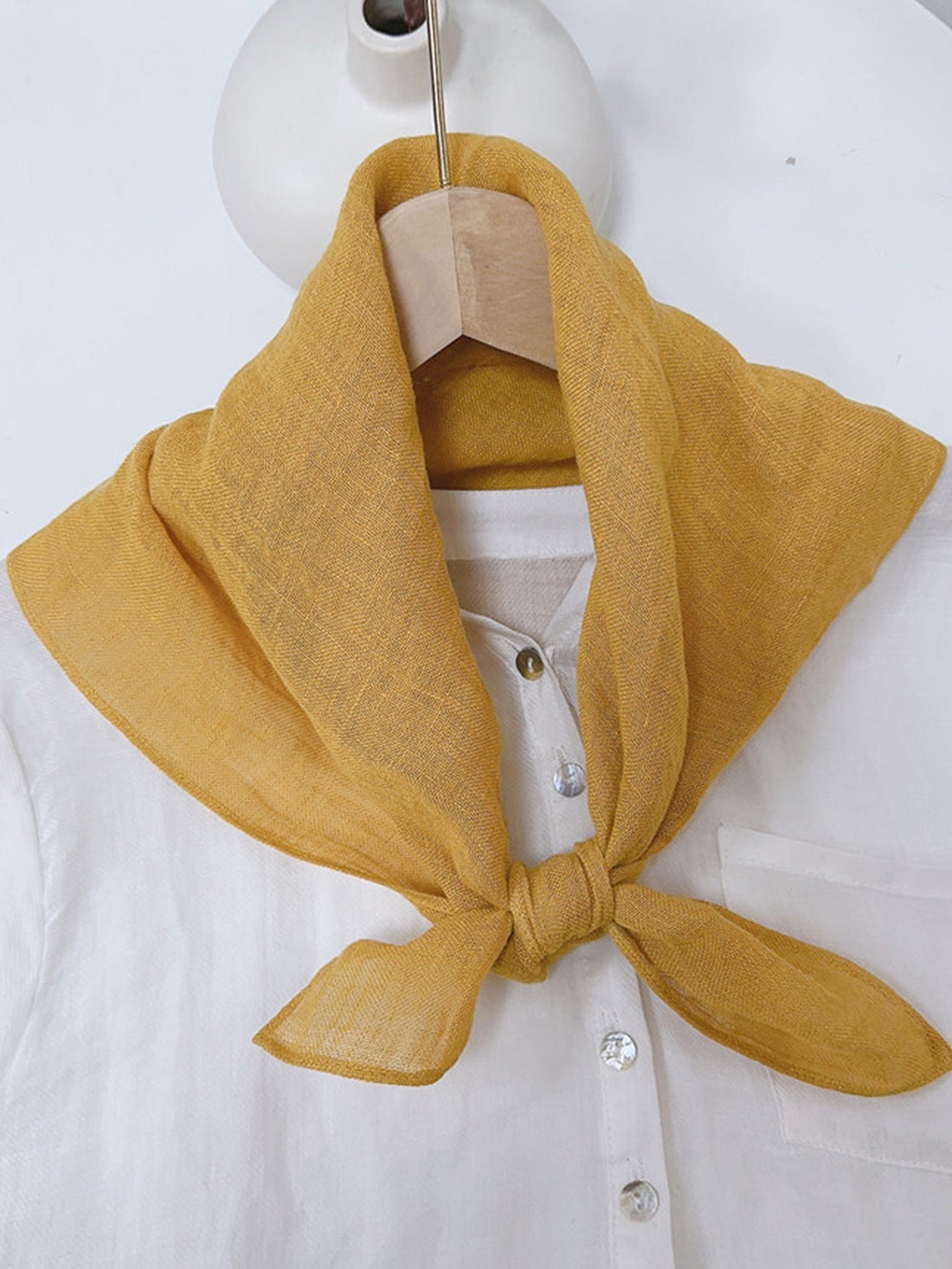 Linen Beach Square Scarf