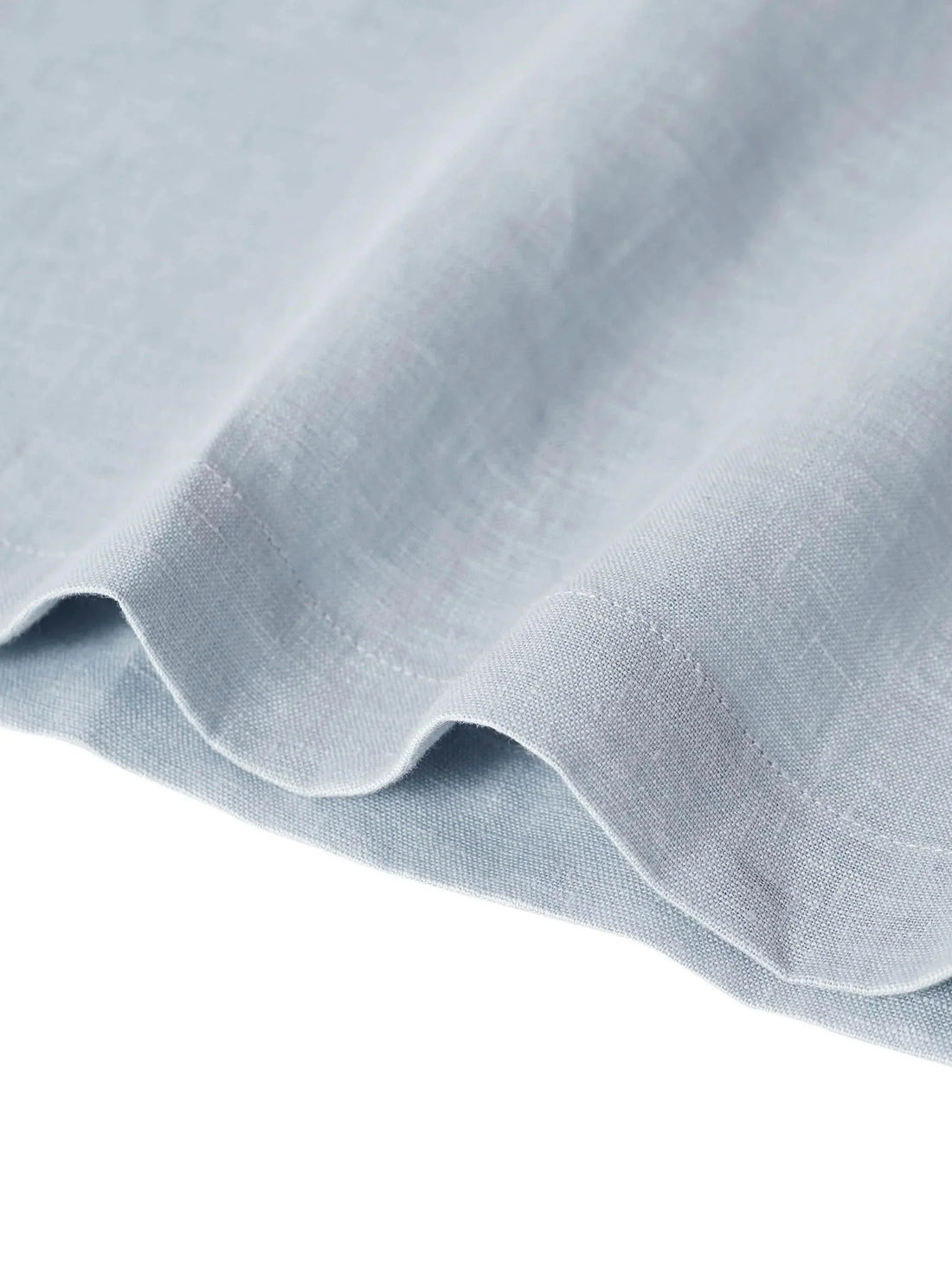 100% Linen Checked Boatneck Half-Sleeve Top