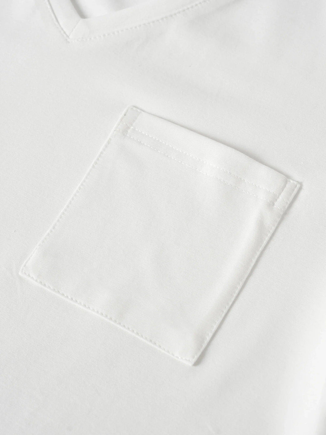 Bamboo Stretch-Knit Round Neck Tee